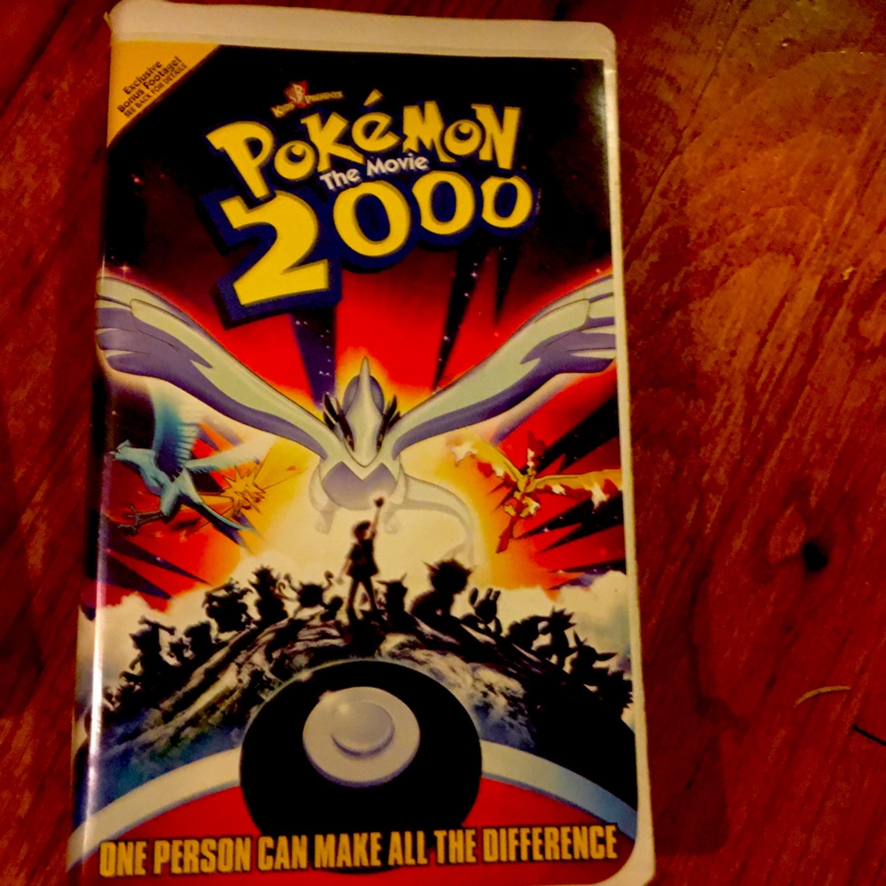 Pokemon the first movie vcr
